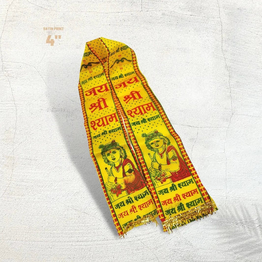 Jai Shree Shyam Satin Patka 4" BIHARI JI MART